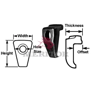 Meritor Clamp-Rim 770786 