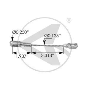 Automann Hood Cable 6.5i 333156 