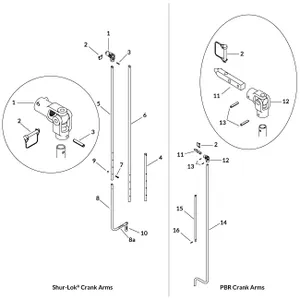 Donovan Crank Hardware 1140422 