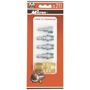 Milton Industries COUPLER KIT 1/4 1291486 