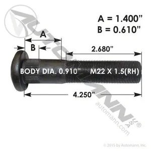 Automann WHEEL STUDS 902522 