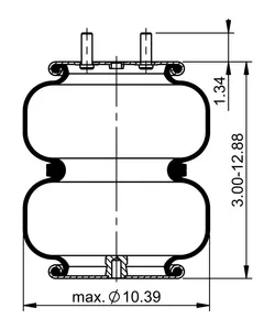 Automann Air Spring Doub 945446 
