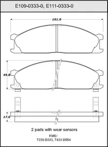 Bendix DISC PAD 446784 