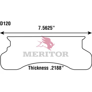 Meritor Lining Axle Set 888612 