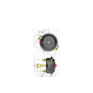 Haldex Chamber Assembly - Service Brake 238308 