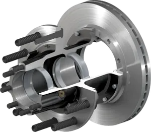Conmet Iron Conventional Hub/Rotor 190 Drive Hub 470286 