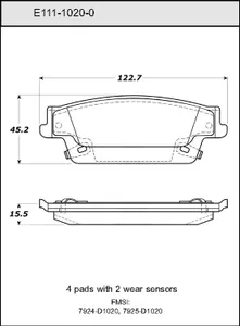 Bendix DISC PAD 443740 