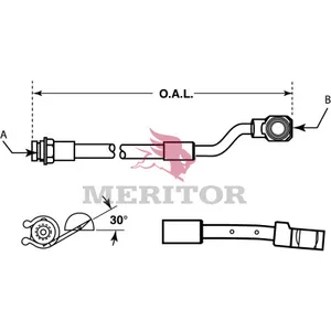 Meritor HYDRAULIC HOSE 785530 