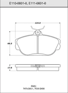 Bendix DISC PAD 453768 