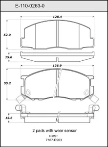 Bendix DISC PAD 460596 