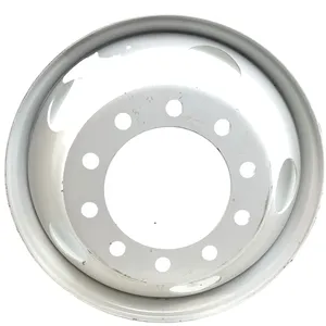 Accuride ESW 22.5x7.50 5HH Steel Armor Powder White Steel Wheel 259438 