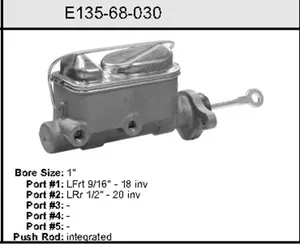 Bendix MASTER CYLINDER 444380 