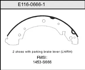 Bendix BRAKE SHOE 451344 