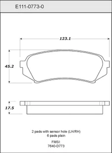 Bendix DISC PAD 440970 
