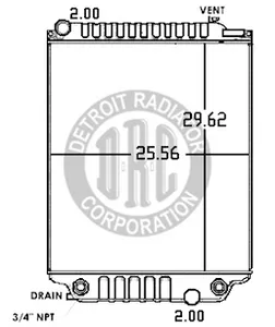 Detroit Radiator Freightliner 1149014 