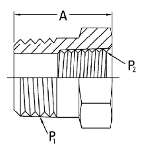 Eaton ADPTR NPTF/SM S 876432 