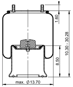 Automann Air Spring Roll 355102 