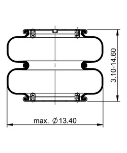 Automann Air Spring Doub 951482 