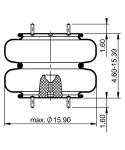 Automann Air Spring Doub 355798 
