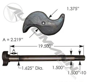 Automann Air Brake Camshaft Right Hand 329644 
