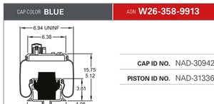 Firestone Fitting, Suspension, 170/127 Front 272146 