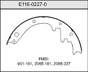 Bendix BRAKE SHOE 446864 