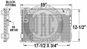 Detroit Radiator Ac Condensers 916330 