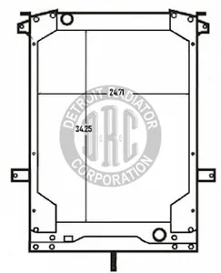 Detroit Radiator Freightliner 1166904 