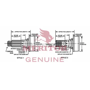 Meritor Stub-Shaft 758886 