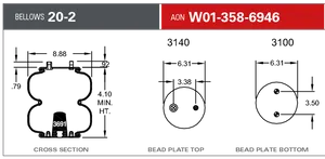 Firestone AIR SPRING 317390 