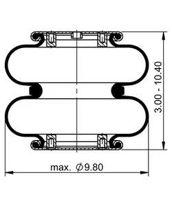 Automann Air Spring Doub 947600 