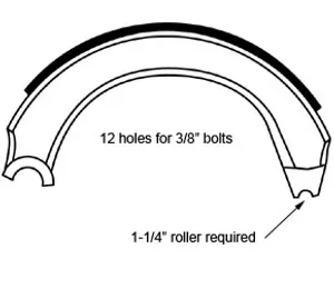 Haldex BRAKE SHOE 673952 