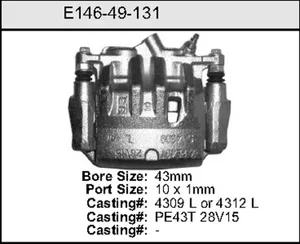 Bendix EXC CALIPER 442762 