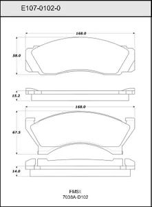 Bendix DISC PAD 440216 
