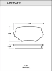 Bendix DISC PAD 445950 