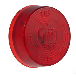 Grote Clr/Mkr Lamp - Clr/Mkr Lmp,2 Dia.,Red,Sld W/Optic Lens 234650 