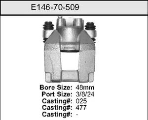 Bendix EXC CALIPER 446504 