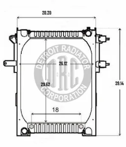 Detroit Radiator Freightliner 1151078 