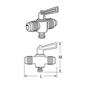 Eaton VALVE BRASS SAE 1411655 
