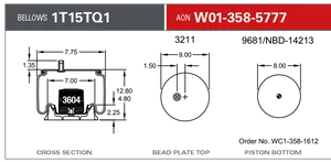Firestone 1T15Q1 AIR SPRG 592278 