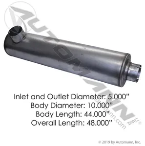 Automann Muffler 5in Inl 1119348 