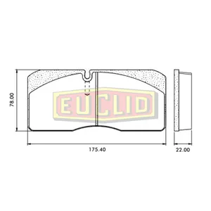 Meritor DISC PAD SET 764398 
