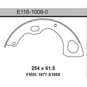 Bendix BRAKE SHOE 451112 