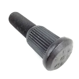 Euclid Stud, Wheel, Serrated, 0.974 Dia X 3-3/16 Lng, Gr8 297284 