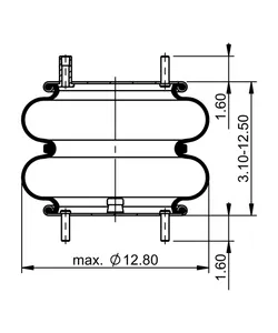 Automann Air Spring Doub 388034 