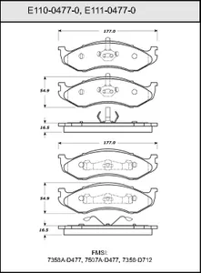 Bendix DISC PAD 448716 