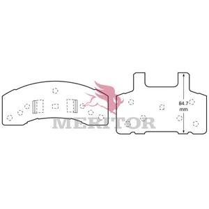 Meritor LINING AXLE SE 777576 