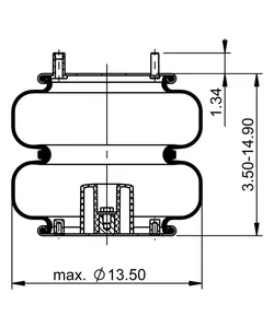 Automann Air Spring Doub 949216 