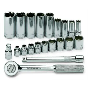S-K Hand Tools SOC SET 3/8 21P 1333468 