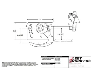 Fleet Engineers STEEL LOCK ASSEMBLY 369704 